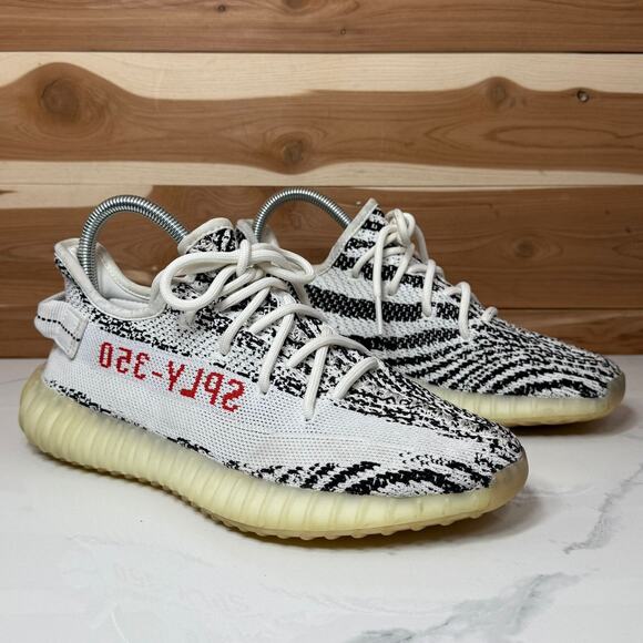 Adidas Men's Yeezy Boost 350 V2 'Zebra' Streetwear (CP9654) Size 7 US - Picture 1 of 16